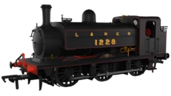 Rapido Trains OO Gauge LNER J52/2 No.1228 L&NER Black With Red Lining DCC Ready 958003