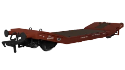 Rapido Trains OO Gauge 25t Lowmac Wagon BR(M) BrownModel Railway Wagon 929005