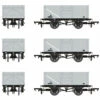 Accurascale OO Gauge 16T Mineral Wagon Triple Pack - BR Pre TOPS Coal Model Railway Wagon ACC1022
