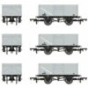 Accurascale OO Gauge 16T Mineral Wagon Triple Pack - BR Pre TOPS Coal Model Railway Wagon ACC1021