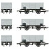 Accurascale OO Gauge 16T Mineral Wagon Triple Pack - BR Post TOPS MCO Coal Model Railway Wagon ACC1060