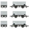 Accurascale OO Gauge 16T Mineral Wagon Triple Pack - BR TOPS MCO Coal Model Railway Wagon ACC1059