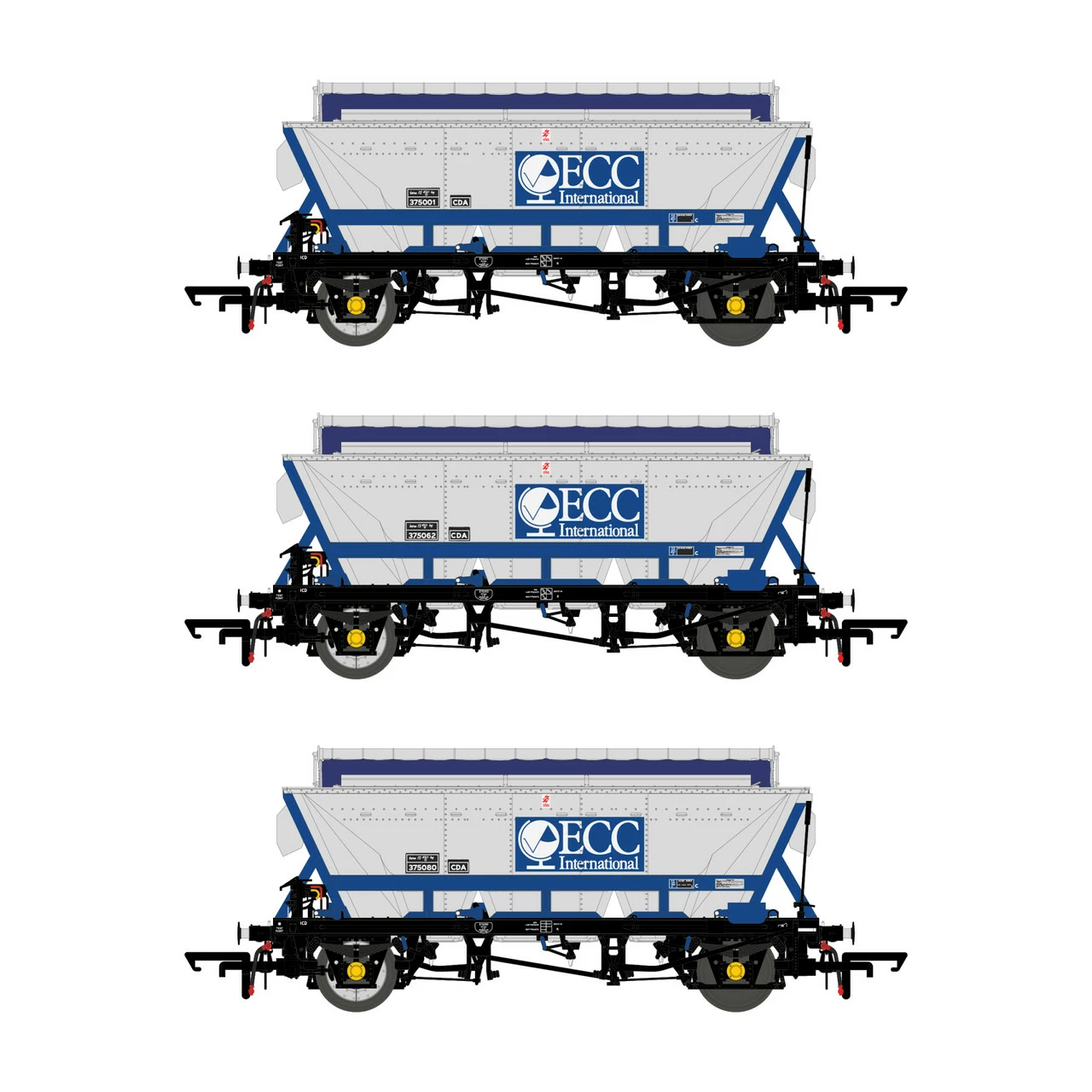 Accurascale OO Gauge CDA China Clay Wagon ECC Pack D ACC2524 1 Accurascale OO Gauge CDA China Clay Wagon ECC Pack D ACC2524
