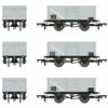 Accurascale OO Gauge 16T Mineral Wagon Triple Pack - BR Pre TOPS Coal Model Railway Wagon ACC1026