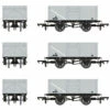 Accurascale OO Gauge 16T Mineral Wagon Triple Pack - BR Pre TOPS Coal Model Railway Wagon ACC1025