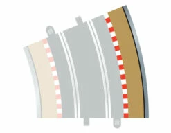 Scalextric Radius 4 Curve Outer Borders 22.5 X 4 C8238