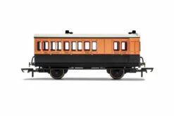 Hornby OO Gauge LSWR, 4 Wheel Coach, Brake 3rd Class, 179 - Era 2 R40063