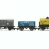 Hornby OO Gauge Triple Wagon Pack, Various - Era 3 R60135