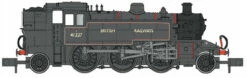 Dapol N Gauge Class 2MT Ivatt 41277 BR Black DCC Ready Model Railway Steam Locomotive 2S-015-006