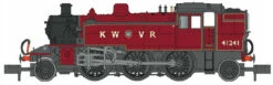 Dapol N Gauge Class 2MT Ivatt 41241 BKWVR DCC Ready Model Railway Steam Locomotive 2S-015-010