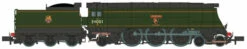 Dapol N Gauge West Country Class 34001' Exeter' BR Green Early Crest Steam Locomotive 2S-034-006