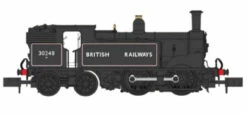 Dapol N Gauge M7 0-4-4 BR 'BRITISH RAILWAYS' Lined Black 30248 2S-016-009