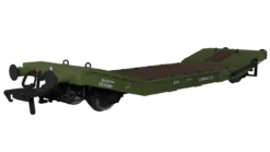 Rapido Trains OO Gauge 25t Lowmac ZVV Wagon MOD Green Model Railway Wagon 929008