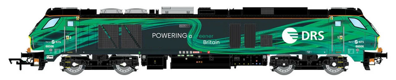 Dapol OO Gauge Class 68 'Pride Of The North' DRS/NTS Green DCC Sound 4D-022-023S 1 Dapol OO Gauge Class 68 'Pride Of The North' DRS/NTS Green DCC Sound 4D-022-023S