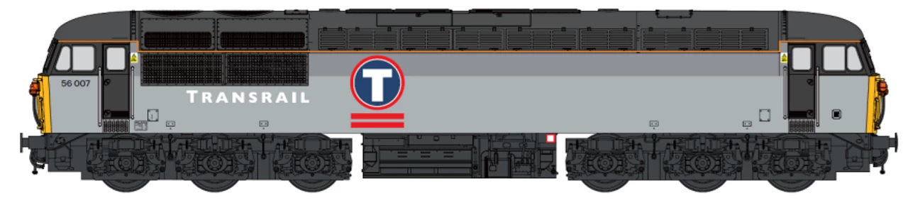 Dapol N Gauge Class 56 007 Transrail Livery Model Railway Diesel Locomotive DCC Fitted 2D-004-012D 1 Dapol N Gauge Class 56 007 Transrail Livery Model Railway Diesel Locomotive DCC Fitted 2D-004-012D