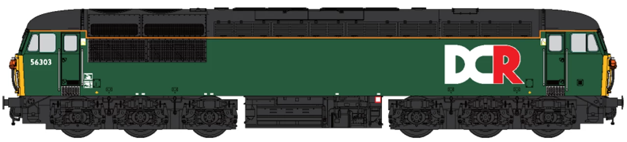 Dapol N Gauge Class 56 303 Devon & Cornwall Railway Model Railway Diesel Locomotive 2D-004-014 1 Dapol N Gauge Class 56 303 Devon & Cornwall Railway Model Railway Diesel Locomotive 2D-004-014