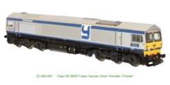 Dapol N Gauge Class 59 005 'Kenneth J Painter' Foster Yeoman Silver 2D-005-000