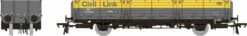 Rapido Trains OO Gauge OAA No. DC100065, Civil Link Grey/yellow 915016