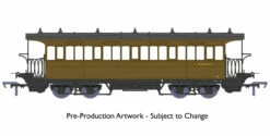 Rapido Trains OO Gauge Wisbech & Upwell Bogie Coach Third No E60462 BR Livery 919004