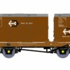 Rapido N Gauge BR ‘Conflat P’ No. B933861 (with Bauxite Containers) 921015