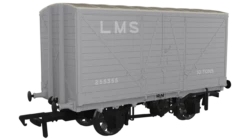 Rapido OO Gauge LNWR D88 Van - LMS No 255355 Scale Model Railway Wagon 945004