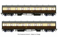 Rapido Trains OO Gauge GWR Dia E140 'B-Set' Twin Pack - GWR Shirtbutton Livery 946001