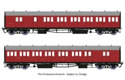 Rapido Trains OO Gauge GWR Dia E140 'B-Set' Twin Pack - BR Crimson 946004