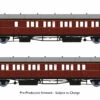 Rapido Trains OO Gauge GWR Dia E140 'B-Set' Twin Pack - BR Maroon (with Lining) 946005