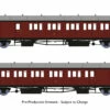 Rapido Trains OO Gauge GWR Dia E140 'B-Set' Twin Pack - BR Maroon 946006