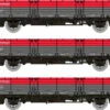 Rapido Trains N Gauge OAA Triple Pack - BR Railfreight Red/Grey Pack 1 956003
