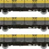 Rapido Trains N Gauge OAA Triple Pack - BR Civil Link Grey/Yellow 956005