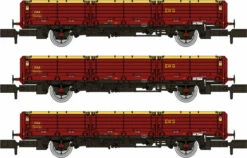 Rapido Trains N Gauge OAA Triple Pack - EWS Maroon/Gold 956006