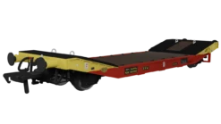Rapido Trains OO Gauge 25t Lowmac ZXW Wagon BR Engineers Model Railway Wagon 929010