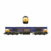 Accurascale OO Gauge Class 66 - GBRF Blue/Orange - 66763 ACC2636