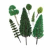 Railscenix Trees OO Gauge Mixed Set Of 25, 3.5cm-13cm