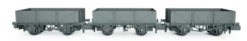 Rapido N Gauge 3x Dia 1349 5-Plank Wagons - SECR Grey 942002