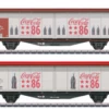Marklin HO Gauge Coca-Cola Hbbills Sliding Wall Box Wagon Set (2) VI 48345
