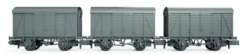 Rapido UK N Gauge 3x Dia 1426 10t Van - SECR Grey 942004