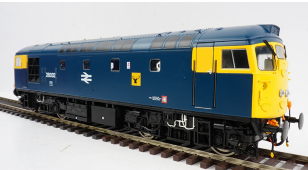 Heljan OO Gauge Class 26 032 Twin Headlight BR Blue Highland Stag Weathered 2626 1 Heljan OO Gauge Class 26 032 Twin Headlight BR Blue Highland Stag Weathered 2626
