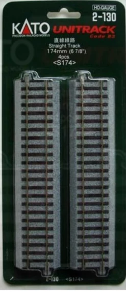 Kato N Gauge Unitrack Straight Track 6 174mm 4pcs 2-130