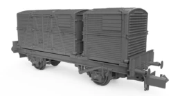 Rapido N Gauge BR ‘Conflat P’ No. B933648 (with Bauxite Containers) 921013 -Model Sales Shop Conflat P Containers 1 05795.1648737585