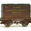 Dapol OO Gauge Conflat & Container LMS K2 Weathered Model Wagon 4F-037-010