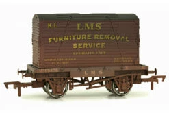 Dapol OO Gauge Conflat & Container LMS K2 Weathered Model Wagon 4F-037-010