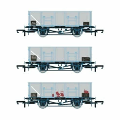 Accurascale OO Gauge BR 21T MDO Mineral Wagon BR Grey TOPS - Pack H ACC1089
