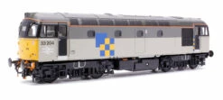 Heljan OO Gauge Class 33 204 BR Railfreight Construction HN3385