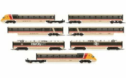 Hornby OO Gauge BR, Class 370 Advanced Passenger Train, Sets 370001 And 370002, 7 Car Train Pack - R30229