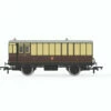 Hornby OO Gauge GWR, 4 Wheel Coach, Passenger Brake, 505 - R40310