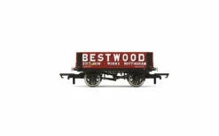 Hornby OO Gauge 4 Plank Wagon, Bestwood Iron Works - R60094
