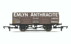 Hornby OO Gauge 21T Coal Wagon, Emlyn Anthracite - R60111