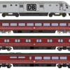 Dapol N Gauge DB Management Train 4pc 3 Coaches 1 DVT 82148 DCC Ready 2D-017-100